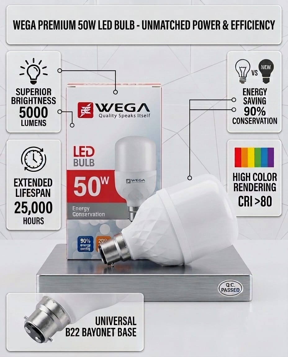 WEGA 50W LED Bulb